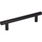 Jeffrey Alexander 128 mm Center-to-Center Matte Black Key West Cabinet Bar Pull 178MB - alternate 1